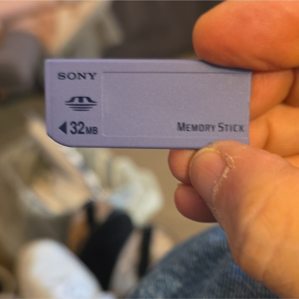 Sony Memory Stick 32 MB Card MSA-32A Lock Feature Class 2 For Sony